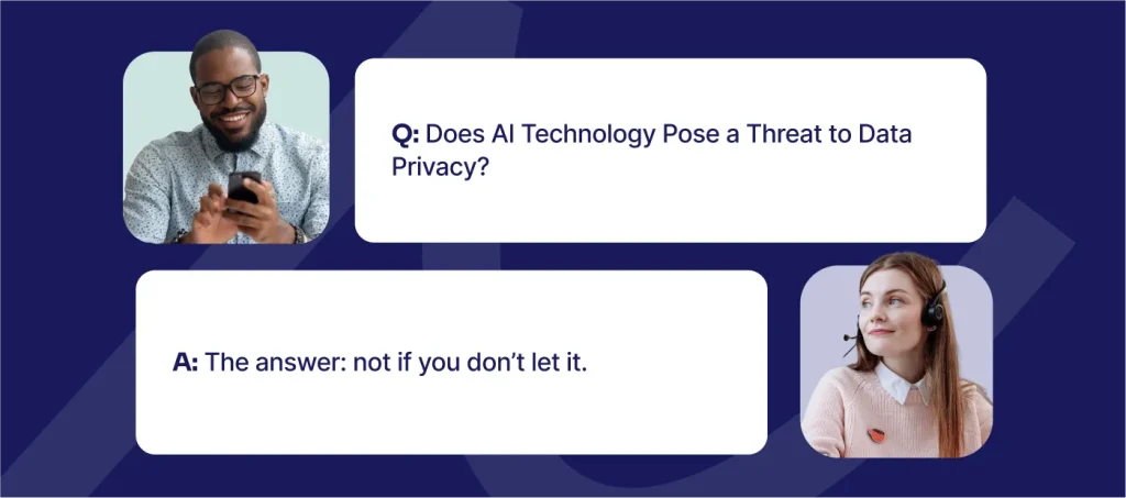 does AI technology pose a threat to data privacy?